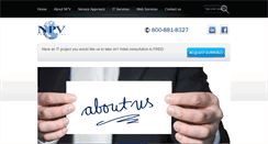 Desktop Screenshot of npv.com